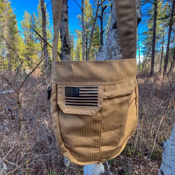 Handmade upcycled tactical crossbody bag — brand new! - Picture 2 of 4